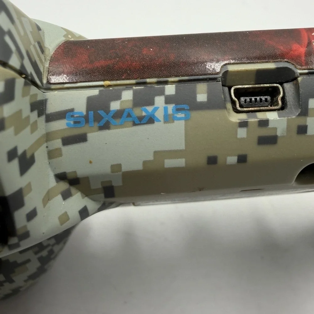 Sony Playstation 3 PS3 Sixaxis Camo DualShock 3 Controller  Genuine CECHZC2U A1